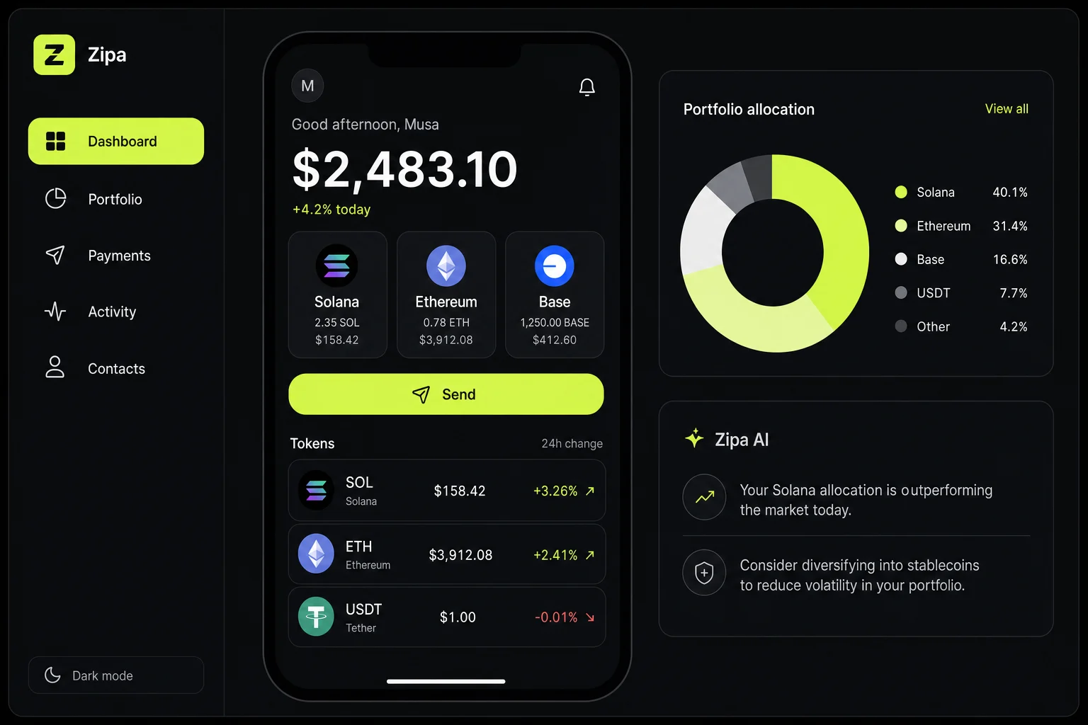 Zipa App Preview